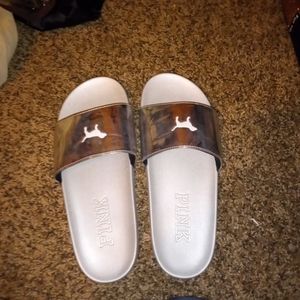 Pink slides medium new